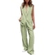 thumbnail image 1 of Conjunto PRETTYGARDEN Mujer Blazer sin Mangas y Pantalones Palazzo Talla L, 1 of 7