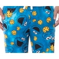 thumbnail image 4 of Sesame Street Men's Cookie Monster Tie Dye Adult Sleep Lounge Pajama Pants, 4 of 7