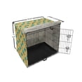 thumbnail image 6 of Turquoise Blue Dog Crate Cover, Abstract Pattern of Flower Petal with Peduncle, Easy to Use Pet Kennel Cover Small Dogs Puppies Kittens, 7 Sizes, Camel Dark Turquoise, by Ambesonne, 6 of 6