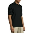 thumbnail image 5 of Hanes Men's Ecosmart Jersey Polo Shirt with Pocket, 5 of 6