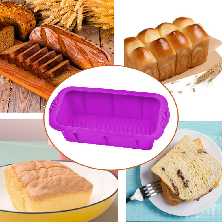 Rectangular Silicone Bread Pan Mold Toast Bread Mold Cake Tray