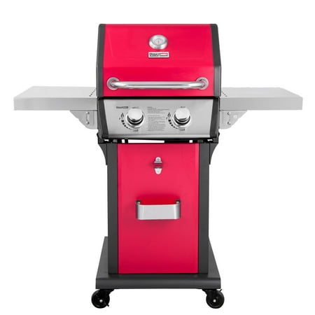 - Royal Gourmet GG2004 BBQ Propane Gas Grill 2-Burner Stainless Steel Patio Cooking Red