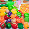 thumbnail image 3 of "Niño Corta Frutas Verduras Juguetes De Cocina Infantil 108pc Malubero, Multicolor ", 3 of 5