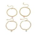 thumbnail image 3 of Goldtone Pastel Hearts Set Of 4 Bracelets, 3 of 3