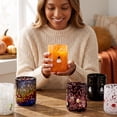 thumbnail image 6 of Halloween Icon Glass Cups Set - 14oz Icon Juice Stemless Wine Glasses Double Old Fashioned Hand Blown Drinking Cups for Halloween Party Gift, 6 of 8