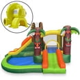thumbnail image 2 of Cloud 9 Bounce House, Jungle Theme, with Blower & Two Slides - Inflatable Bouncer for Kids, 2 of 7