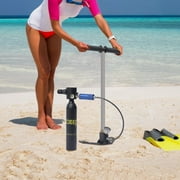 Aiqidi Portable Mini Diving Scuba Cylinder Kit, 0.5L Diving Air Tank Equipment Underwater Breath Oxygen Tank with 4500PSI High Pressure Pump