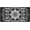 Ethnic Mandala Boho Black, variant on RV Cartoon Sushi Japan License Plate, Rust-Proof Aluminum Decorative Front Plate, 6 x 12 in