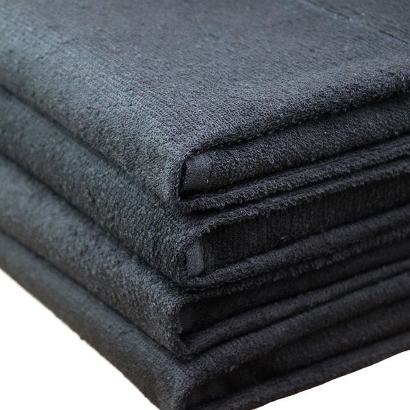 Bleach Resistant Hand Towels 16x27" (12 Pack) Black