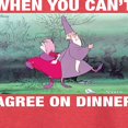 thumbnail image 2 of Disney - The Sword And The Stone - Merlyn & Mim Can't Agree on Dinner - Women's Lightweight French Terry Pullover, 2 of 5
