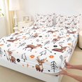 thumbnail image 3 of Castle Fairy Kids Children Safari Deer Full Size Sheets,Polka Dots Flowers Bed Sheets, 3 of 7