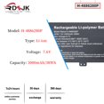 thumbnail image 3 of Batería RDSJ H-4886280P 7.6V 38Wh para Gateway GWTN156, 3 of 8