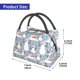thumbnail image 2 of Fotbe Happy Snowmen Snowfall Bolsa Térmica Portátil con Estampado, Bolsa de Entrega de Alimentos Aislada, Bolsa Reutilizable de Gran Capacidad para Comidas y Supermercado, 2 of 6