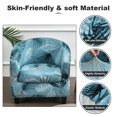thumbnail image 4 of Eurhowing 2-Piece Club Chair Slipcover with Cushion Cover, Stretchable Tub Chair Sofa Couch Covers, Elastic Armchair Cover, 1-Pack, 4 of 9