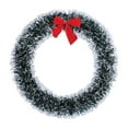 thumbnail image 2 of Corona de Navidad BLESIY Guirnalda navideña 25cmx25cm Blanco, 2 of 8