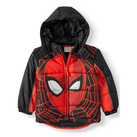 Marvel Spider-Man Toddler Boy Winter Jacket Coat (Best Toddler Winter Jacket 2019)
