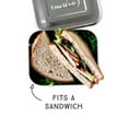thumbnail image 3 of LunchBots Medium Uno Stainless Steel Sandwich Container - Open Design for Wraps - Salads or a Small Meal - Eco-Friendly - Dishwasher Safe and BPA-Free - All Stainless Steel, 3 of 5
