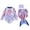 Purple, variant on Gunia Swimsuits For Girls With Flowing Skirt Detachable Tail Water Play Toddler Kids Bathing Suit Swimwear For Beach Pool 3-10 Years
