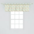 thumbnail image 2 of Ambesonne Ladybug Window Valance, Botanical Garden Theme, 54" X 18", Multicolor, 2 of 3