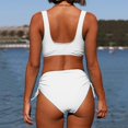 thumbnail image 3 of New & Trending NMMUED Bikini Sets for Women, String Bikini, Full Coverage Bikini, Bathing Suit for Women Bikini, Mid Rise Bikini Sets for Women, White XL, 3 of 6