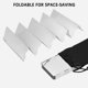 thumbnail image 2 of Camping Stove Windscreen 16 Plates Folding Outdoor Stove Windshield Camp Stove Wind Screen Aluminium Alloy Windshield for Butane Burner Grill Wind Blocker Shield, 2 of 5