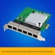 thumbnail image 2 of Tarjeta de Red Gigabit Ethernet, Tarjeta LAN, Adaptador de Red PCIe X1 de 6 Puertos, 1000 Mbps, Alta Velocidad para Win7/8/10, 2 of 5