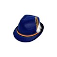 thumbnail image 2 of Wool Fedora Hats for Men Women Wide Brim Felt Panama Hat,One Size, 2 of 5