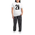 thumbnail image 5 of CafePress - 21 Years Old Women's Light Pajamas - Women's Short Sleeve Print T-Shirt and Pants Light Cotton Pajama Set, 5 of 7