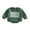Dark Green, variant on Bagilaanoe Newborn Baby Girl Boy Oversized Rompers Letters Print Long Sleeve Bodysuits 3M 6M 12M 18M Infant Casual One Piece Short Jumpsuit