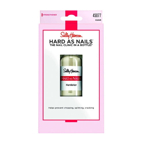 Sally Hansen Hard as Nails, Nail Hardener, Clear, 0.45 Oz