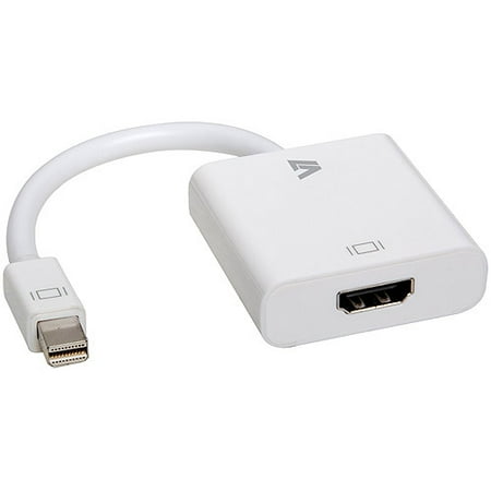 V7 CBL-MH1WHT Mini DisplayPort to HDMI Adapter, White