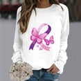 thumbnail image 2 of Nmnitkp Breast Cancer Awareness Sweatshirt Women In October We Wear Breast Cancer Print Breast Cancer Survivor Sweatshirt, 2 of 4