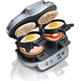 thumbnail image 1 of Sandwichera Doble Hamilton Beach 25490MN para Desayunos con Temporizador Digital, 1 of 8