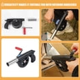 thumbnail image 4 of BESTYASH 1Set Portable Fire Blower Stainless Steel Manual Design for Barbecue Equipment and Grill Use, 4 of 8
