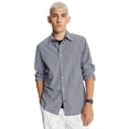 thumbnail image 1 of Camisa Tommy Hilfiger de manga larga de popelina con botones para hombre, 1 of 5