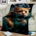 thumbnail image 1 of Mignon Calico Chat Garfield Chat Persan Ragdoll Dessin Animé Couverture Doux Jeter pour la Maison Chambre Lit Canapé Couverture Enfants, 1 of 7