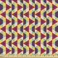 thumbnail image 1 of Geometric Fabric by the Yard, Colorful Modern Pattern of Triangles with Bohemian Inspirations Illustration, Decorative Upholstery Fabric for Chairs & Home Accents, Multicolor by Ambesonne, 1 of 5