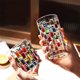 thumbnail image 3 of Vaso de whisky de cristal colorido | Diseño tridimensional pintado a mano | Cristal espesado sin plomo | Vibrante Multicolor | Vaso de licores de cóctel | 1 Pieza | Artículos de bar para el hogar, 3 of 4