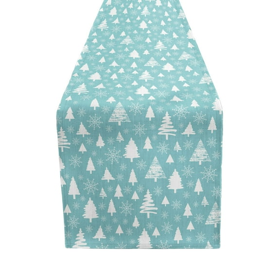 Christmas and Holiday Table Runners Colorful Festive Polyester Dining Decor