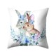 thumbnail image 2 of Funda de cojín para decoración del hogar de piel de melocotón con corona de acuarela de conejito de Pascua Wmkox79yii hfskjfh72, 2 of 2