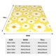 thumbnail image 3 of Balery Daisies Flowers Manta de Felpa Suave y Acogedora – Cobija de Franela Aterciopelada para Cama, Lavable y Cálida para Sofá, Mascotas, Transpirable-60"x50", 3 of 7