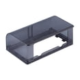 thumbnail image 4 of Cubierta de tomacorriente impermeable abatible para 2 tomas, protección multifuncional para caja de enchufes de exterior, para dormitorio, cocina e Negro, 4 of 9
