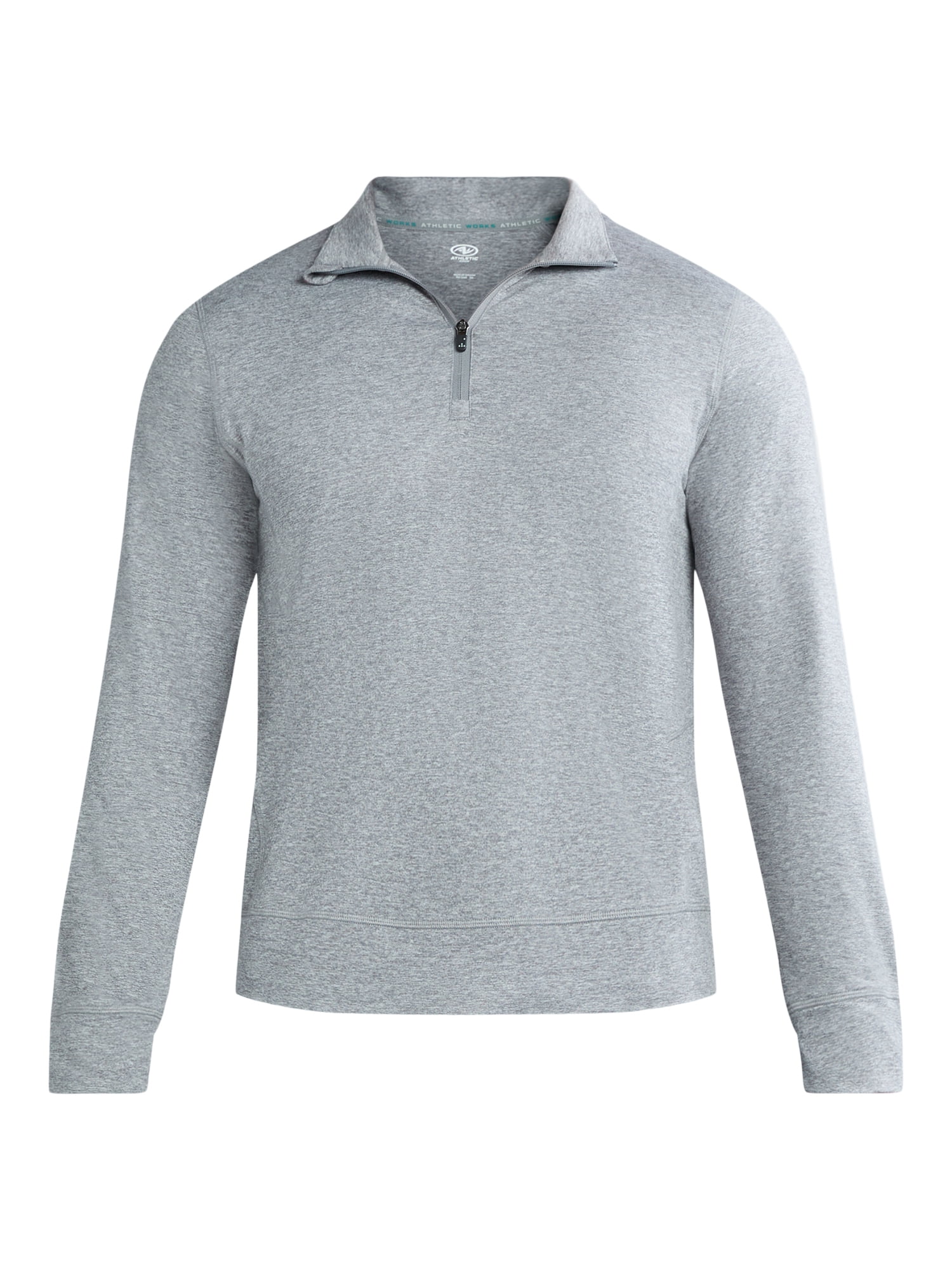 Athletic Works Men's and Big Men's ButterCore Soft Quarter-Zip Pullover Shirt, Sizes S-3XL