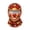 Khaki, variant on Old Man Ski Mask, Novelty 3D Printed Balaclava, Festive Holiday Look Gear for Winter Outings, Funny Christmas Face Cover for Men and Women, for Cycling, Hiking & Winter Parties