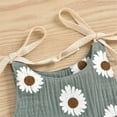 thumbnail image 3 of Kiapeise Baby Girls Summer One-Piece Jumpsuit Sleeveless Floral Strap Romper, 3 of 6