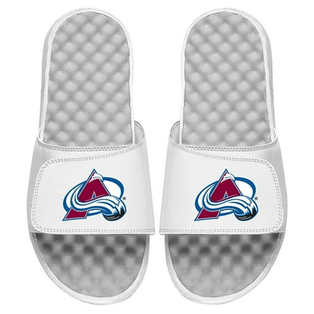 

Men s ISlide White Colorado Avalanche Primary Logo Slide Sandals