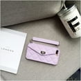 thumbnail image 4 of for iPhone X/XS Wallet Case ,Crossbody Phone Case with Lanyard Strap Cute Wallet Case Flip Folio Credit Card Holder Soft Silicone Girls Lady Handbag Case for iPhone X/XS Purple, 4 of 14