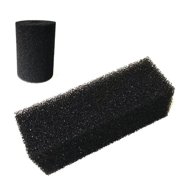 Qzbhct 1 X-Large Round Foam Filter 1 Black Sponges for Aquaclear 110 Pre-Filter Aquarium, Freshwater, 2 Pack