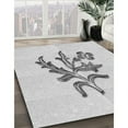 thumbnail image 3 of Ahgly Company Machine Washable Indoor Rectangle Transitional Platinum Gray Area Rugs, 2' x 5', 3 of 7