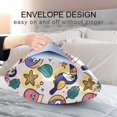 thumbnail image 4 of Yayeee Pillowcase Standard Size Set of 2 Satin Wrinkle Resistant Envelope Pillow Case, Cute Cartoon Pattern, 4 of 8